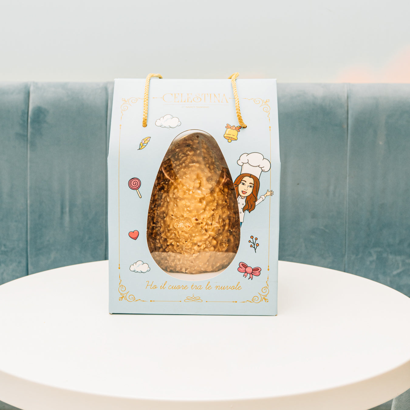 Uovo al Cioccolato al Caramello Salato e Arachidi - 650g